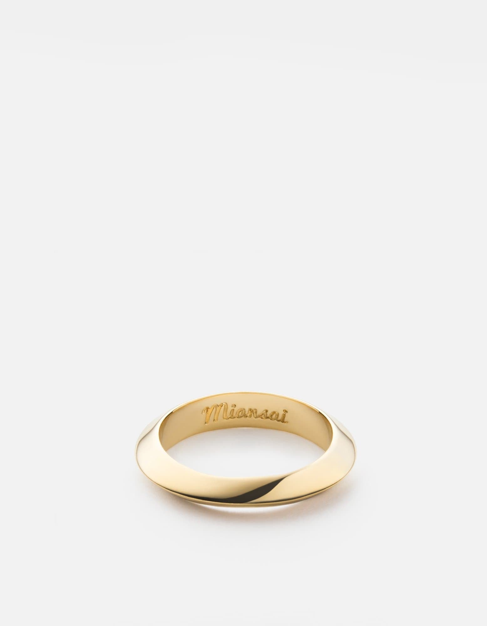 Cylinder Ring, Gold