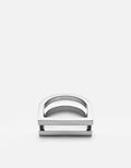 Square Bar Ring, Sterling Silver