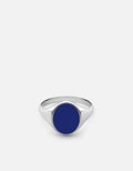 Heritage Ring, Sterling Silver/Blue