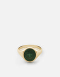 Dove Ring, Gold Vermeil/Emerald