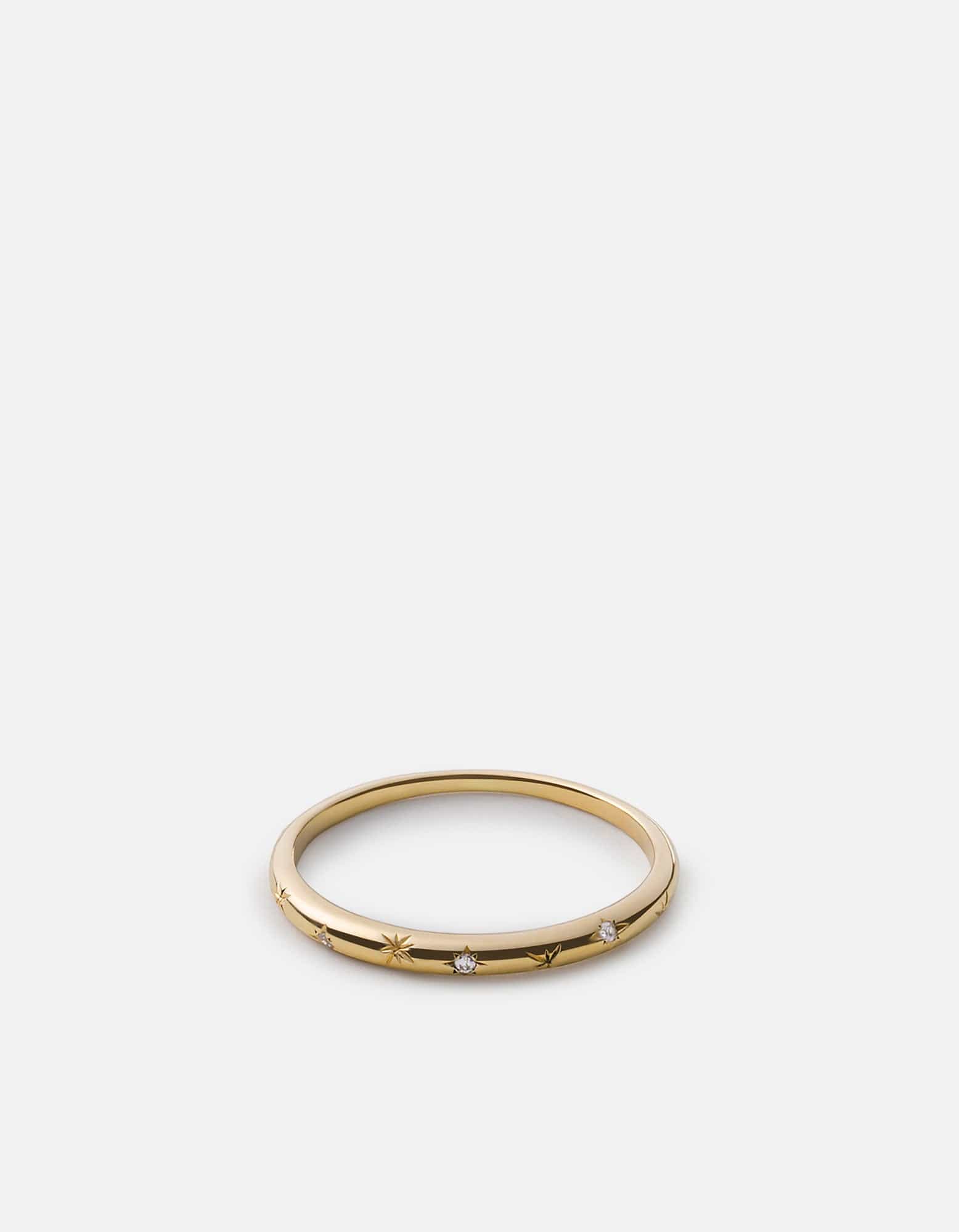 Astraios Ring, 14k Gold Pavé