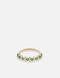 Flor Chalcedony Ring, 14k Gold Pavé