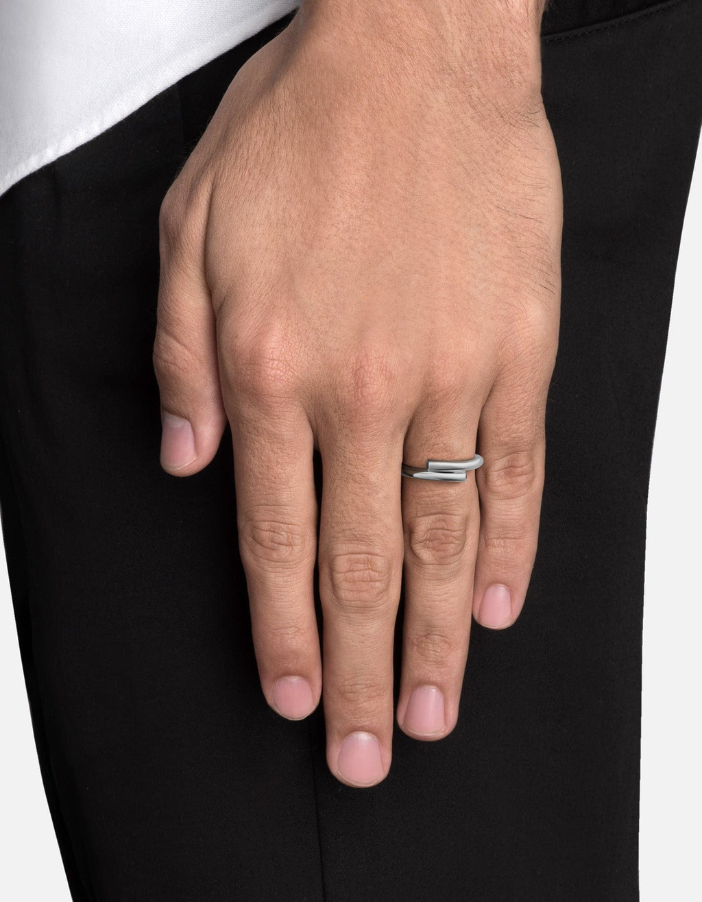 Emer Ring, Sterling Silver/Sapphire