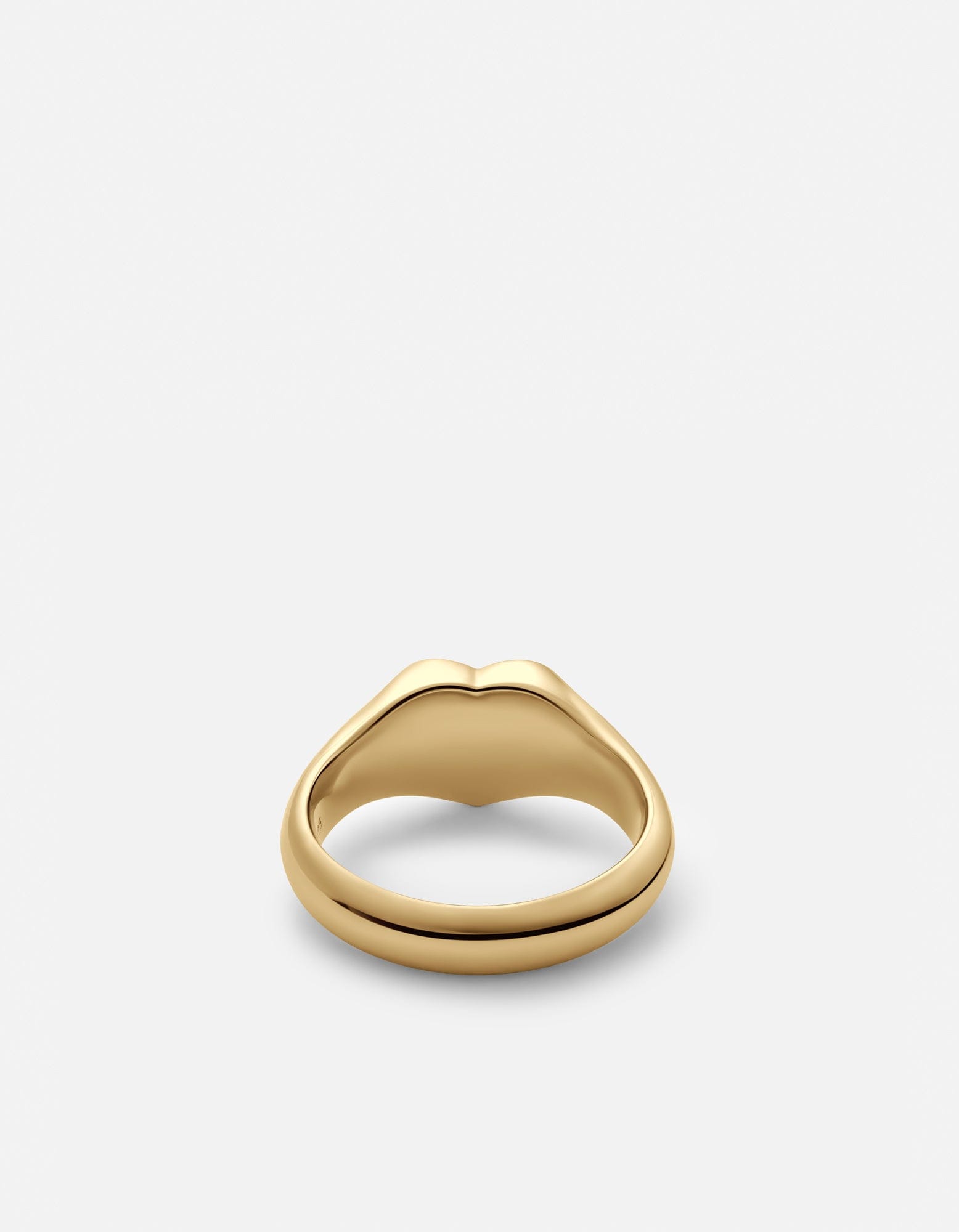 Heart Signet Ring, Gold Vermeil