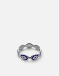 Blue Eye Ring, Sterling Silver