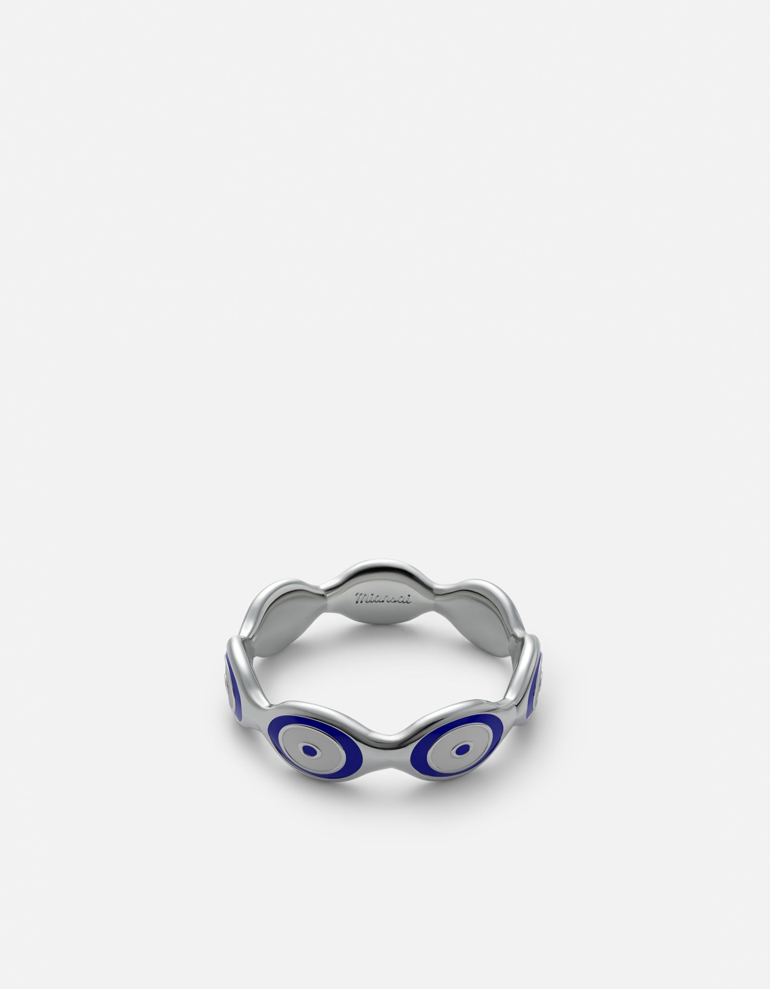Blue Eye Ring, Sterling Silver