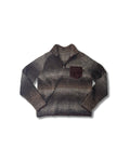 Ambassador Boucle Half Zip Sweater SMP - Brown  (Final Sale)*