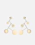 Xander Earrings, Gold Vermeil/Sapphire
