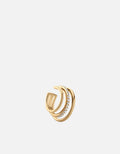 Adin Earring Cuff, Gold Vermeil/Topaz
