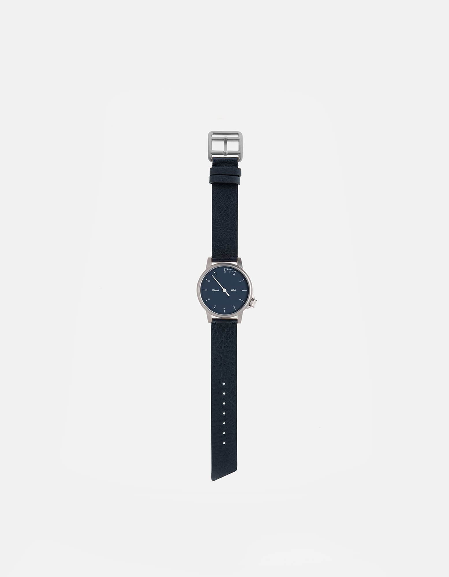 M24 Navy on Leather