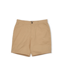 Bimini Cotton Linen Blend Shorts 8" - Khaki