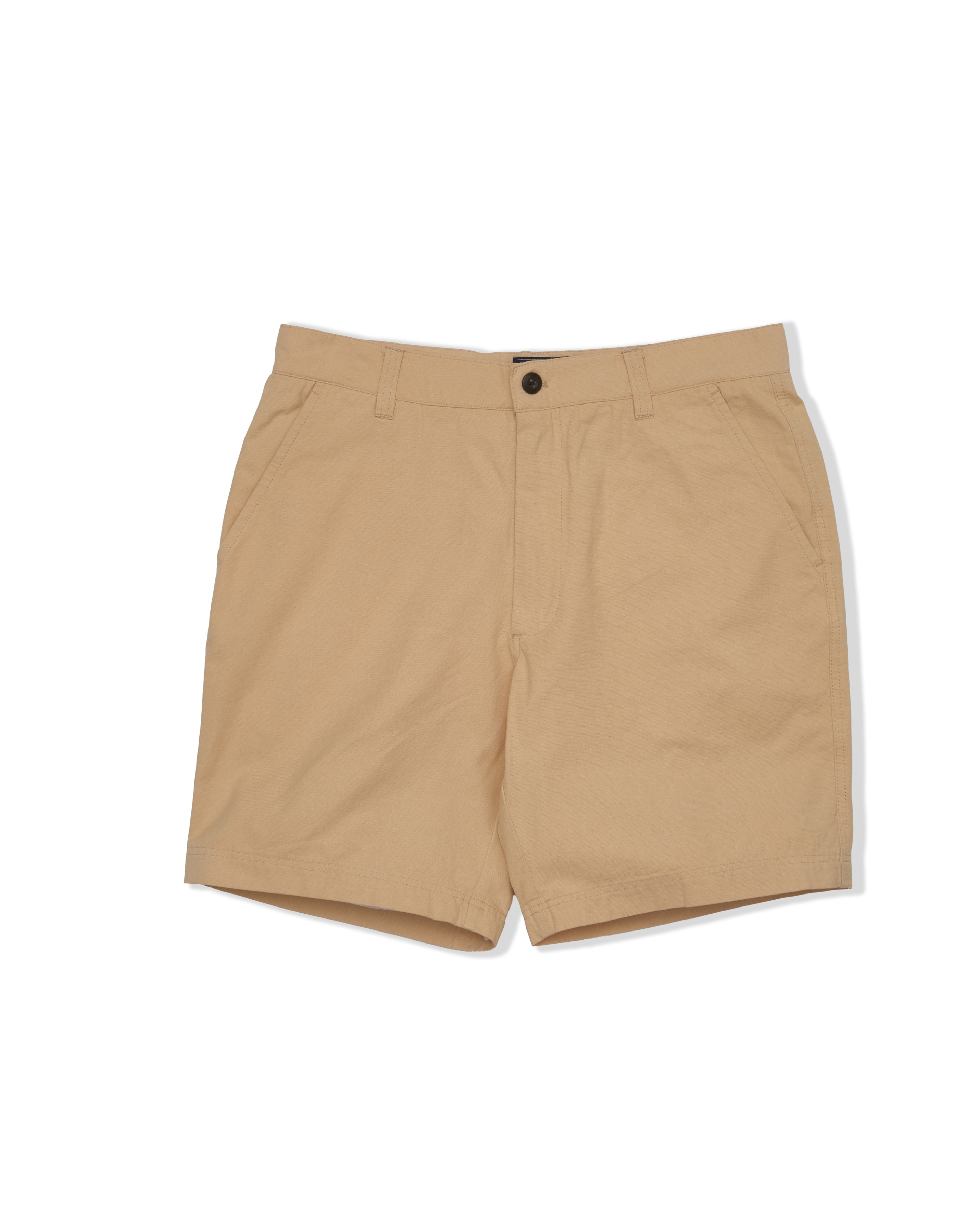 Bimini Cotton Linen Blend Shorts 8" - Khaki