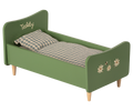 Wooden bed, Teddy dad - Dusty green
