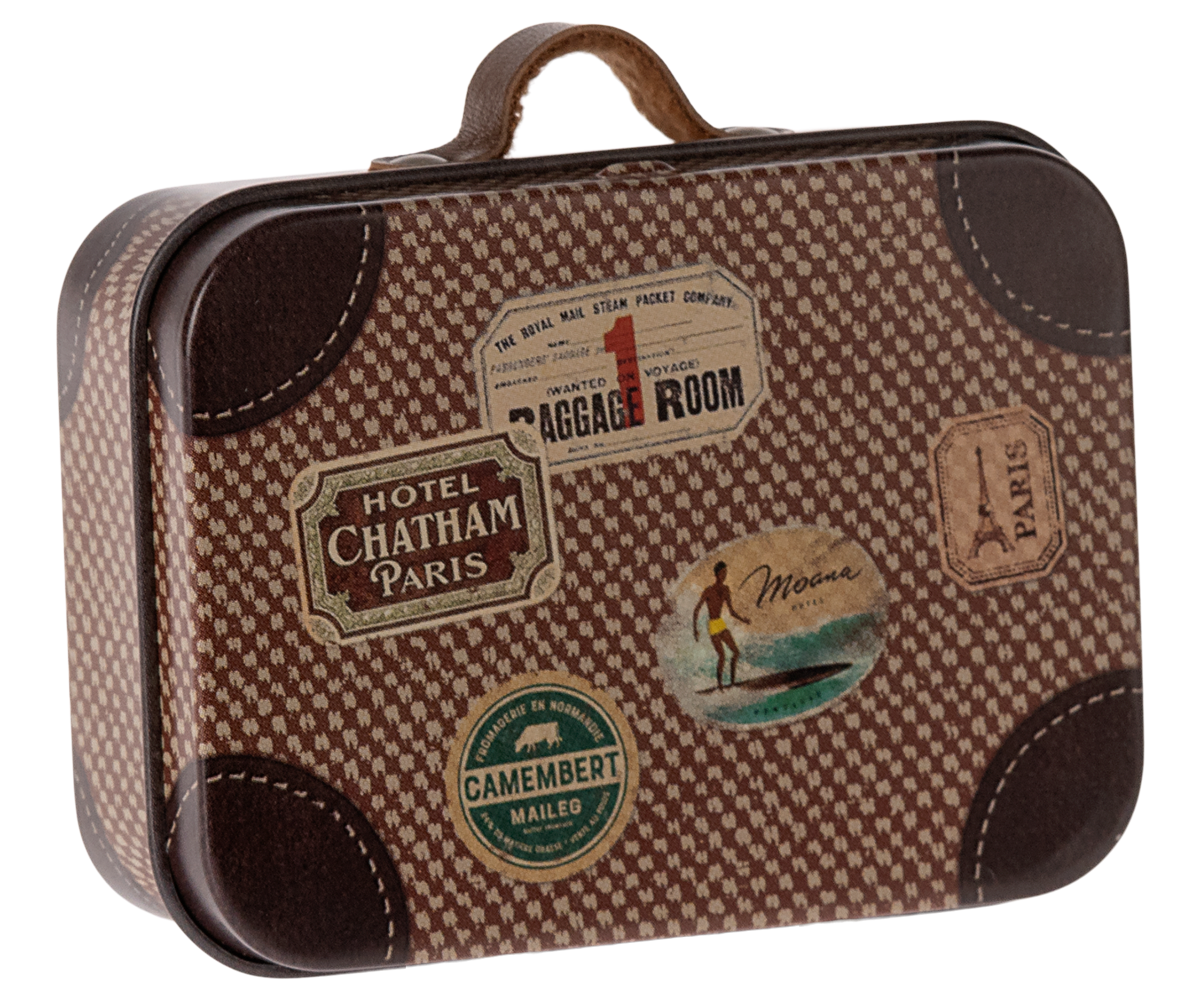 Suitcase, Micro - Brown