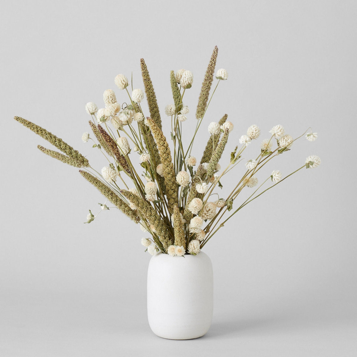 Oval Vase In Eggshell