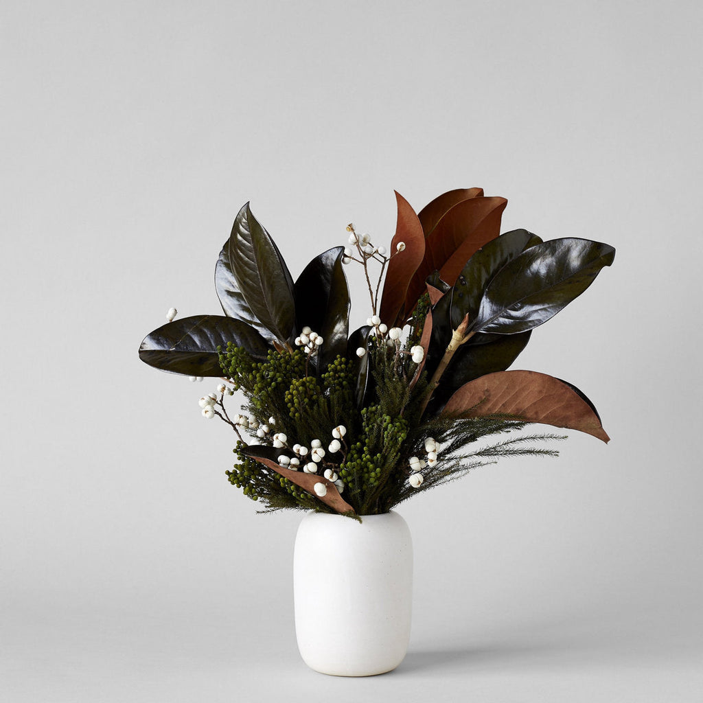 Oval Vase In Eggshell