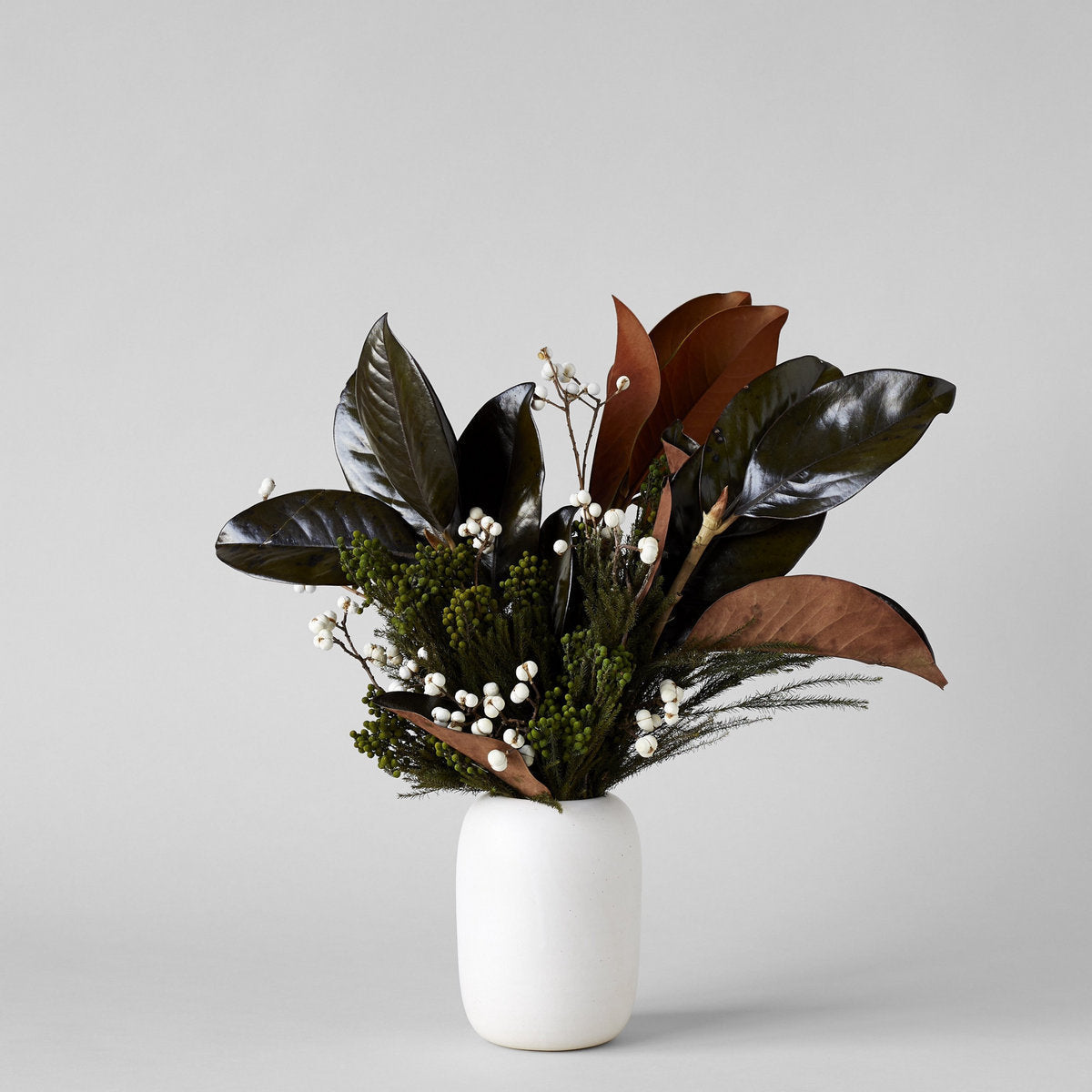 Oval Vase In Eggshell