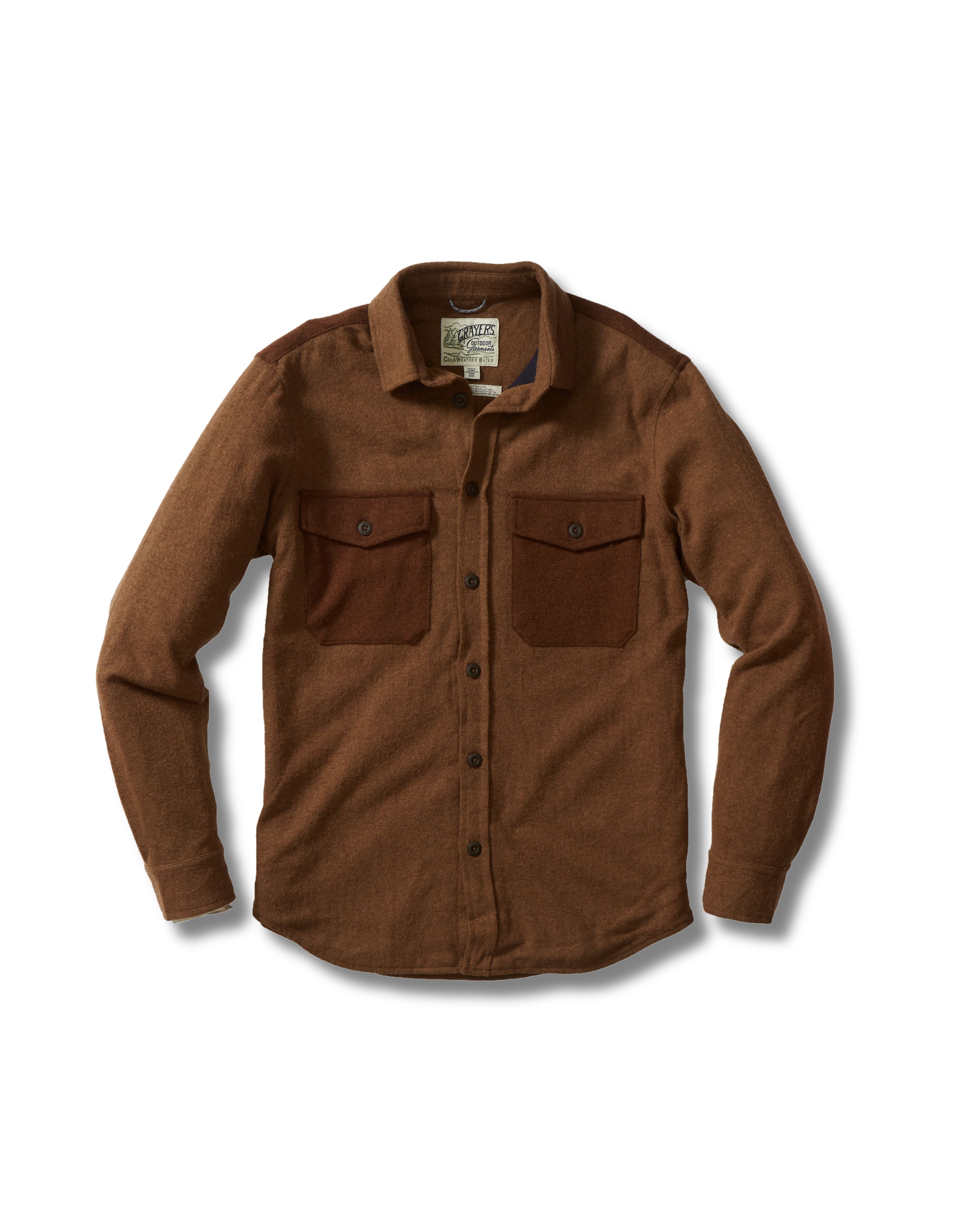 Surplus Wool Shirt Jacket - Rubber