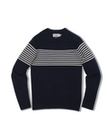 Shore Club Cotton Beach Sweater - Navy White