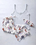 Paris Getaway - Cropped Pants Sleepover Bundle - Multi