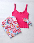 Vintage Cake - Ruffle Cropped Pants Sleepover Bundle - Multi