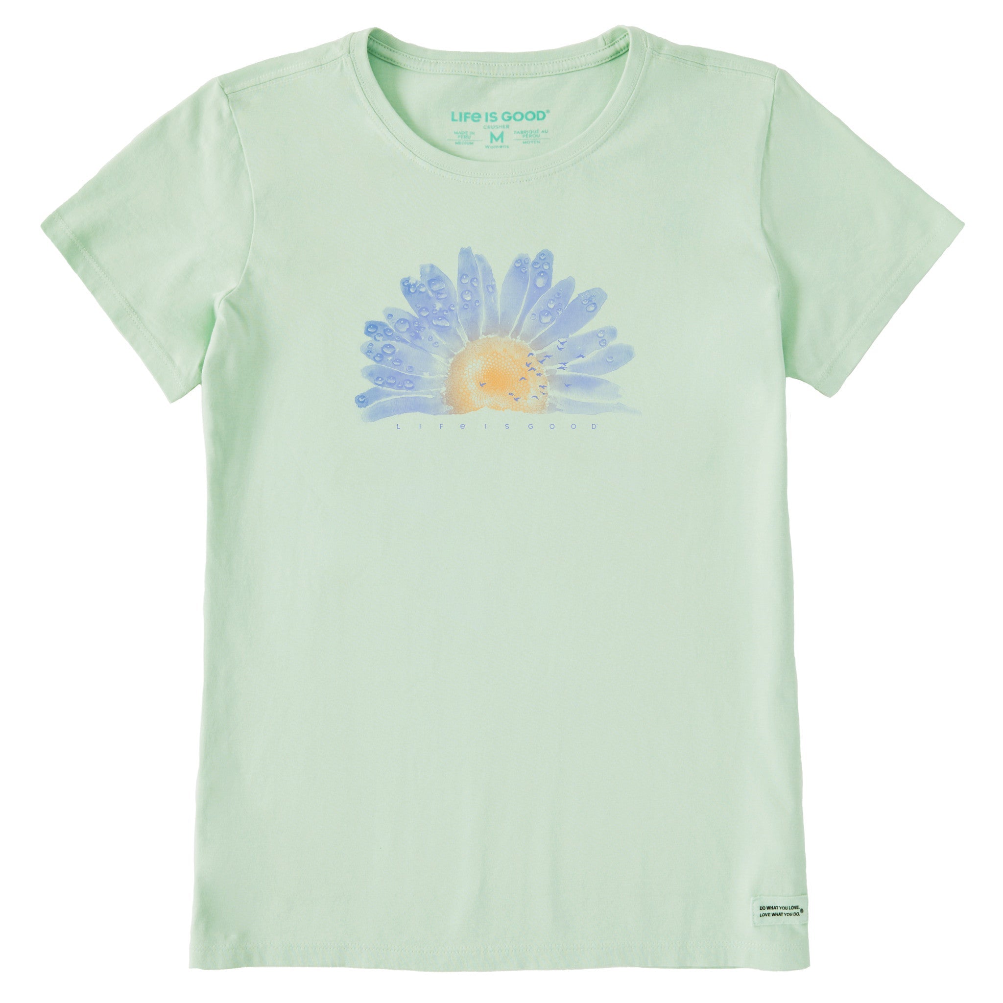 Women's Watercolor Daisy Short Sleeve Tee