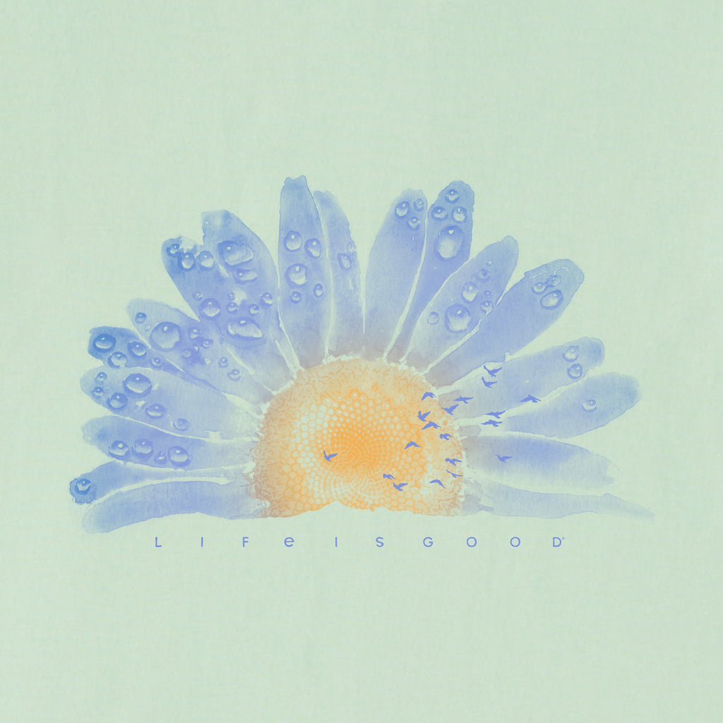 Women's Watercolor Daisy Short Sleeve Tee