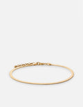 Herringbone Anklet, Gold Vermeil