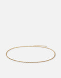 Pyper Link Puff Waist Chain, Gold Vermeil