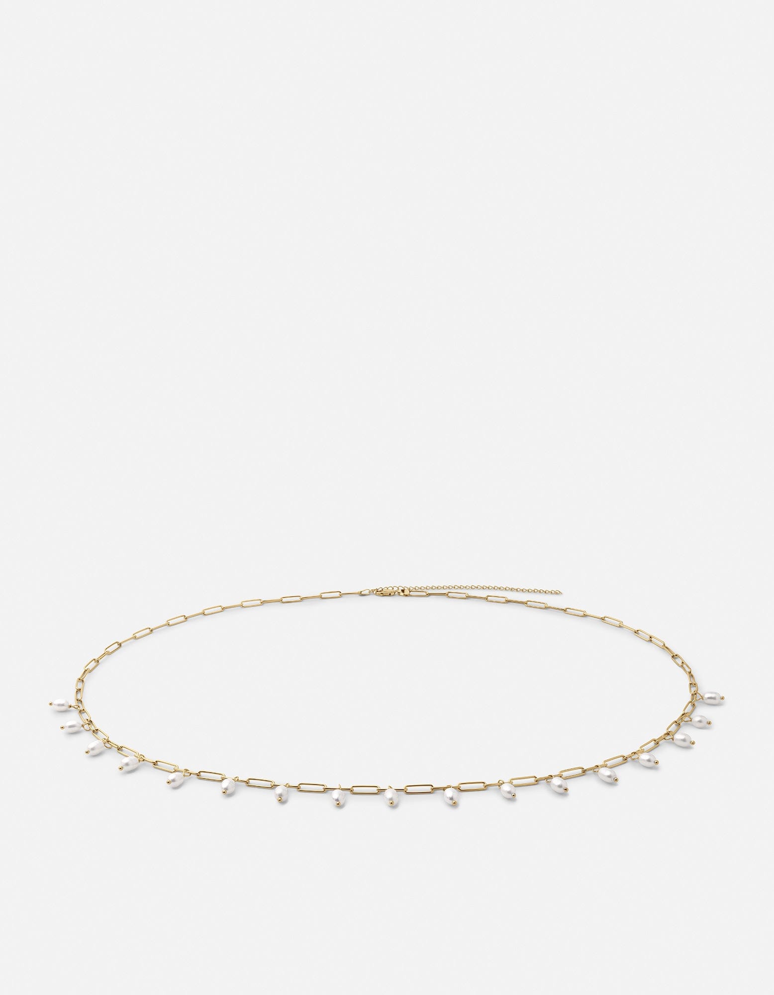 Sania Pearl Waist Chain, Gold Vermeil