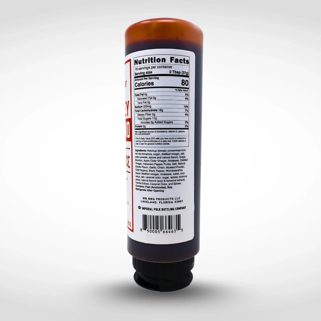 Whiskey Inferno BBQ Sauce