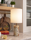 Jade and Brass Mini Table Lamp by Regina Andrew