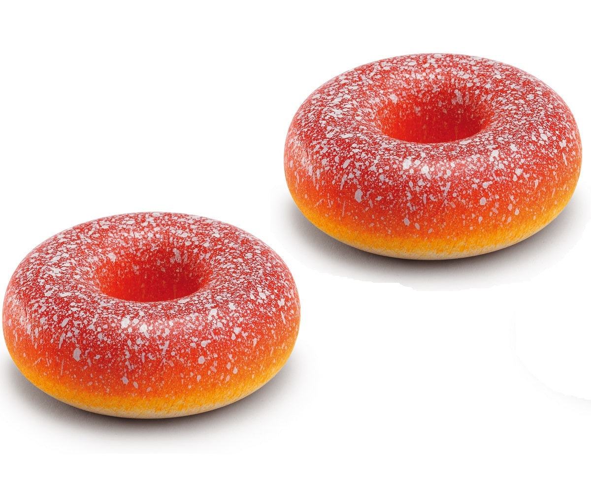 2 x Wooden Doughnuts