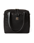 Rugged Twill Zipper Tote Bag - Black