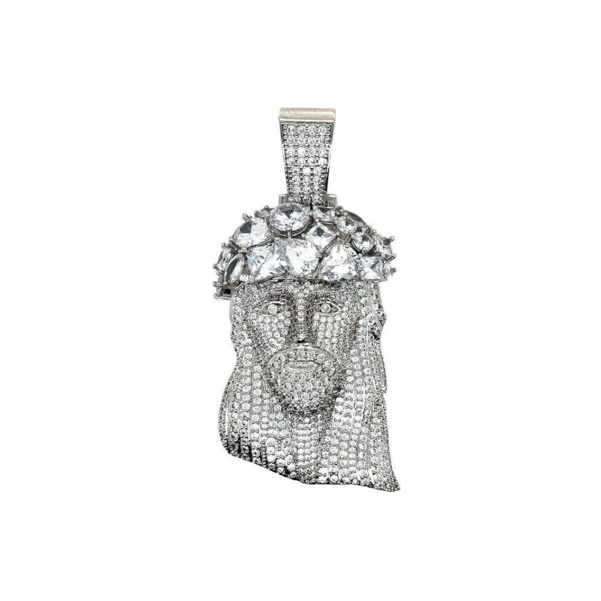 Large Diamond Jesus Head
