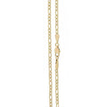 14" 3mm Figaro Necklace