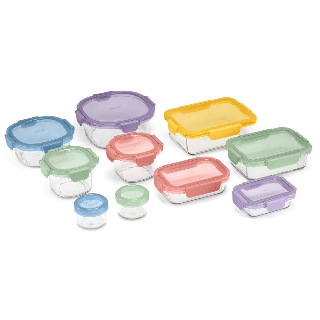 Color Lock® Glass 20pc Mixed Meal Prep Set