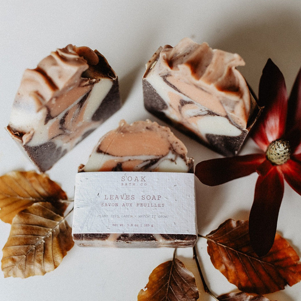 Leaves Soap Bar: Fall Collection - Made in Canada