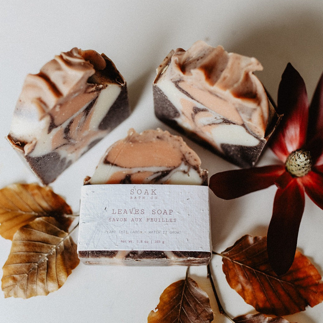 Leaves Soap Bar: Fall Collection - Made in Canada