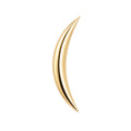 High Polish Curved Earring