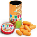 Tin of Wooden Party Sausages
