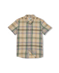 Classic Madras Plaid Short Sleeve Shirt - Lt Blue Cream Plaid