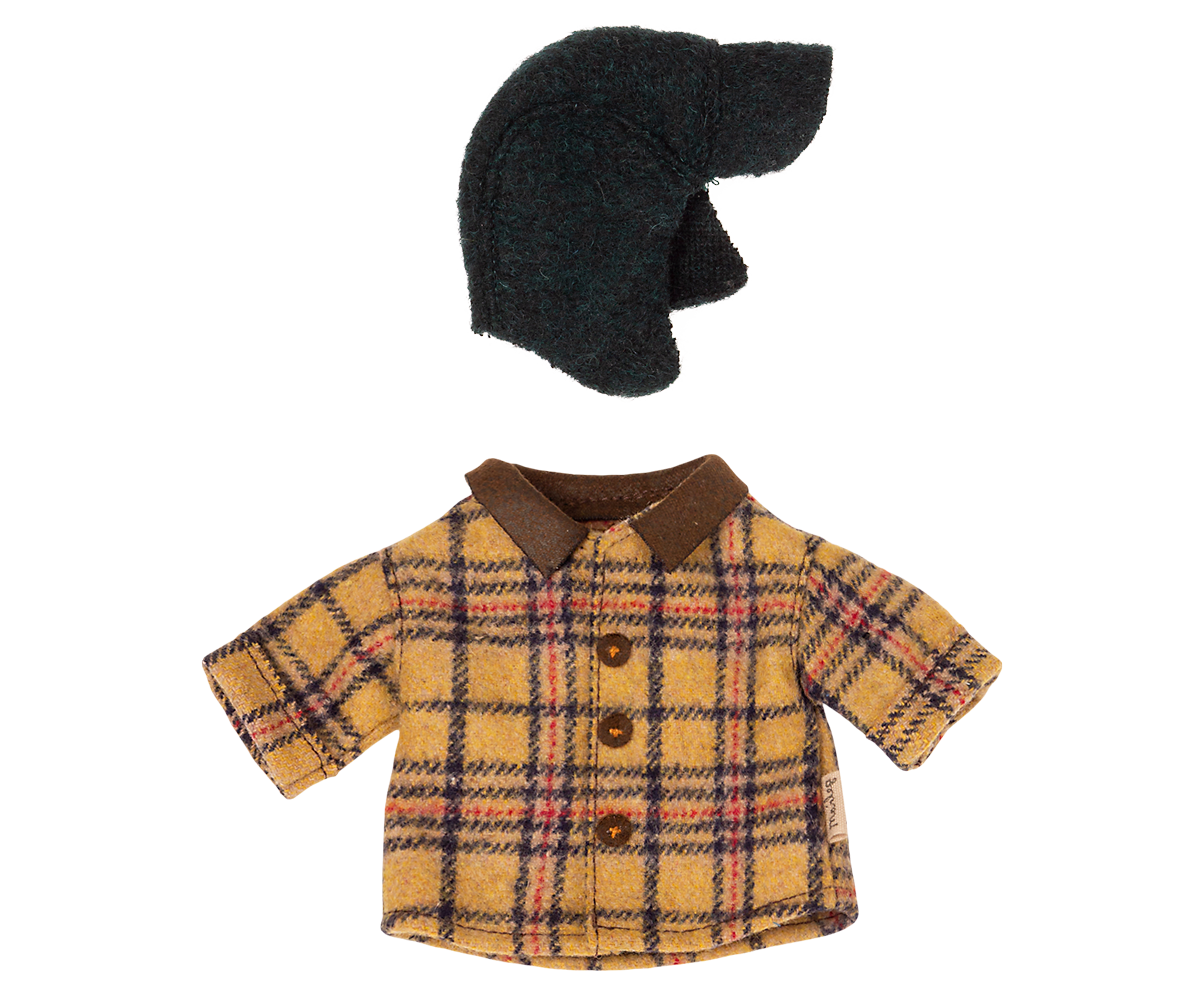 Woodsman jacket and hat, Teddy dad