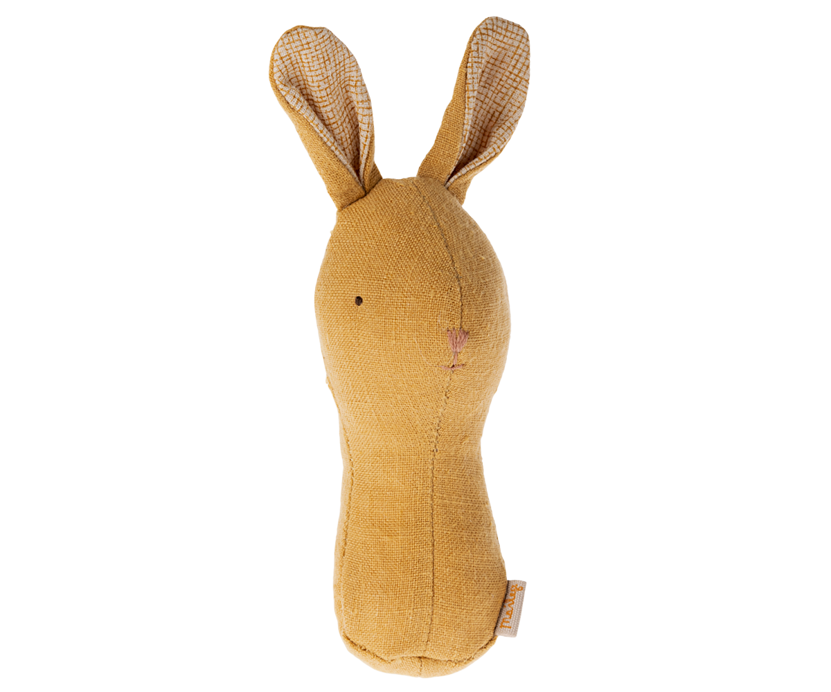 Lullaby friends, Bunny rattle - Dusty yellow