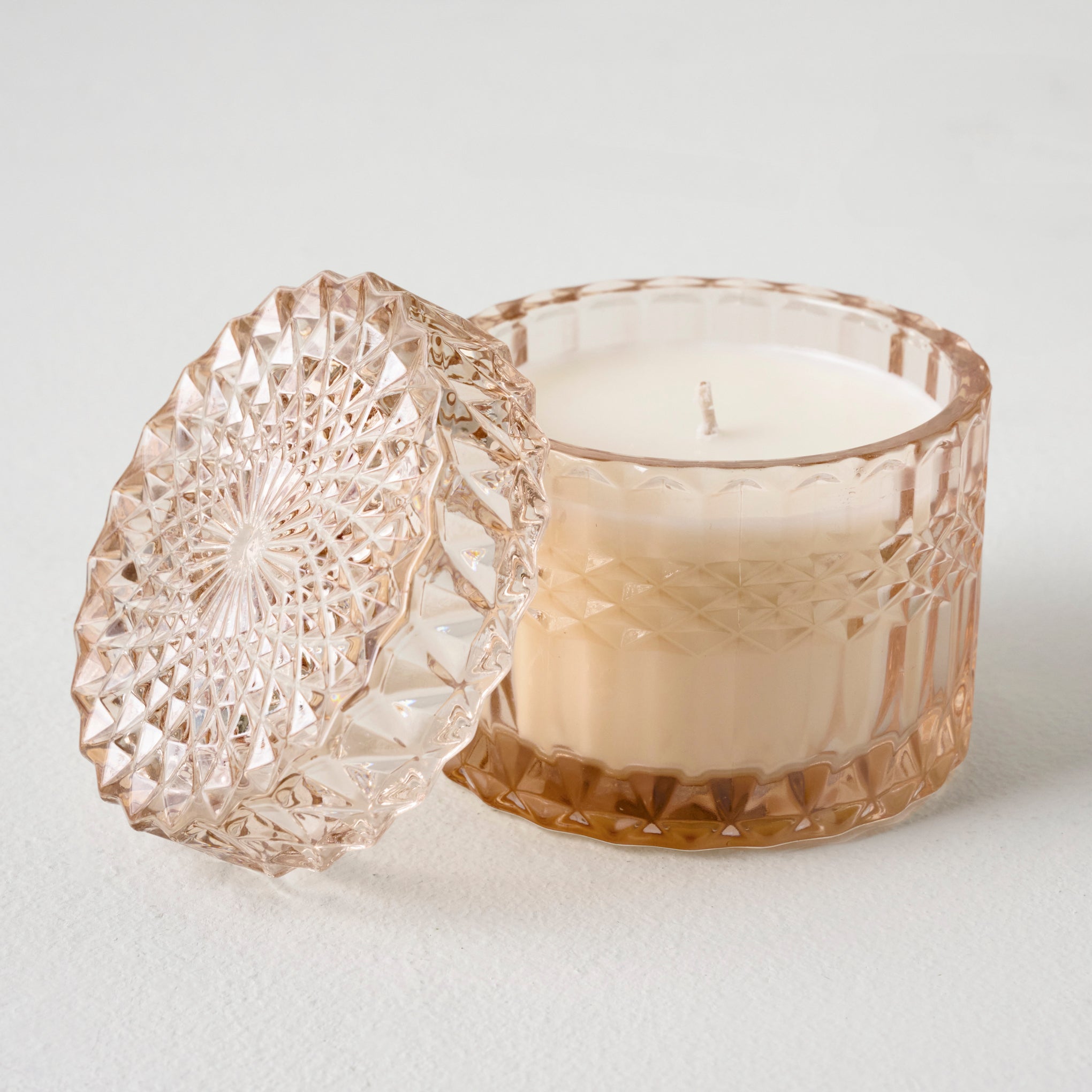 Magnolia Morning Light Glass Candle