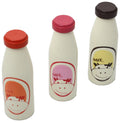 3 x Wooden Bottles of Milk