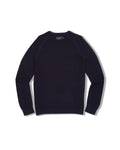 Ernest Textured Waffle Stitch Sweater - Navy