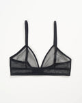 Bare Minimal Soft Triangle Bra in Black