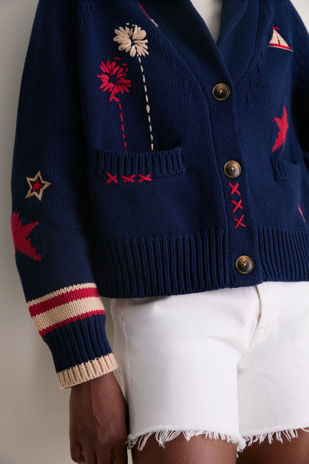 Americana Fireworks Liberty Cardigan