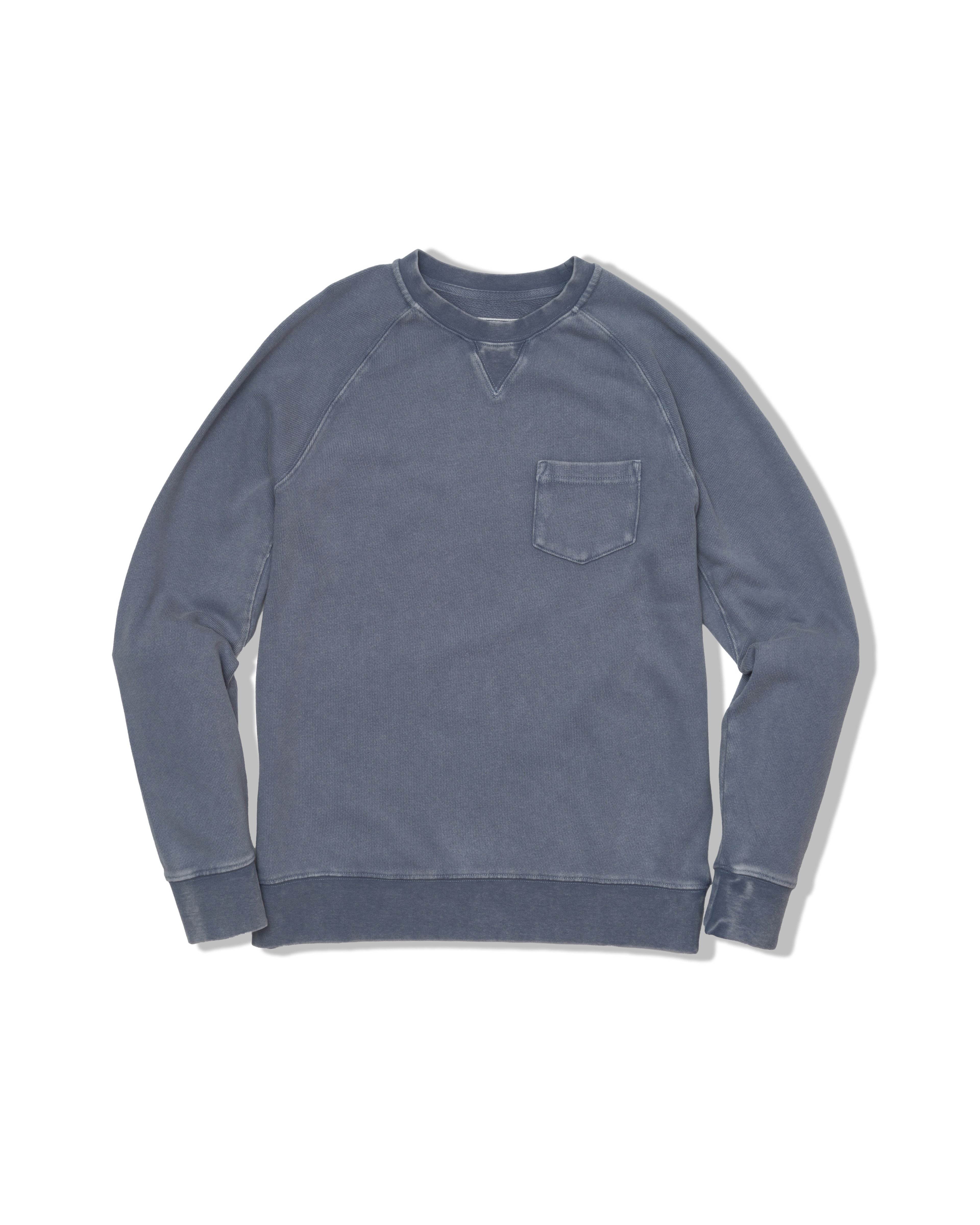 Sunfaded Terry Crew - Aegean Blue
